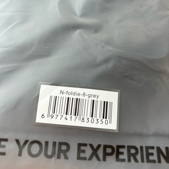 NWT! Foldie Travel Bag Gray 40L - Picture 3 of 7